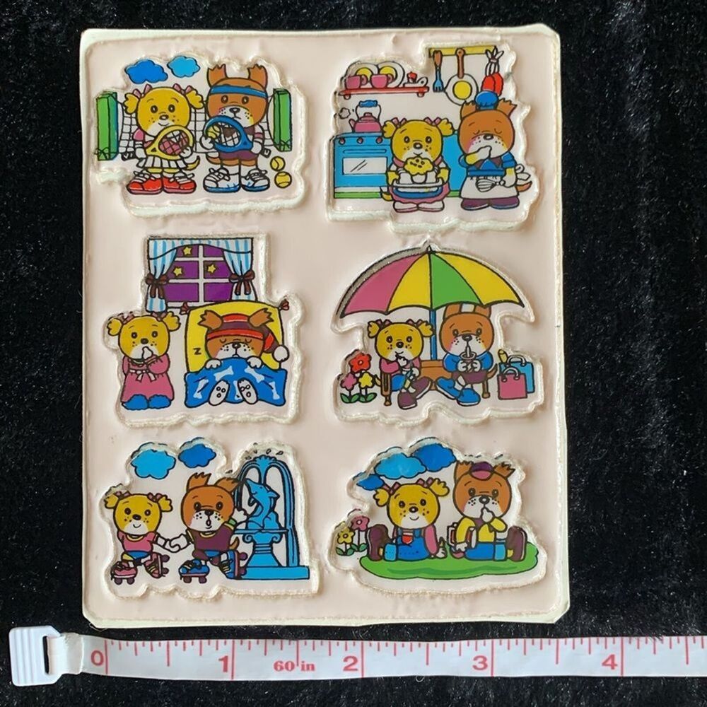 Bobby and Kate, Puffy Sticker Set, Japan, 80s - Picture 3 of 10